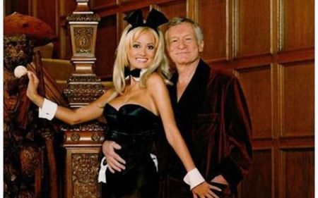 Hugh Hefner died in 2017.